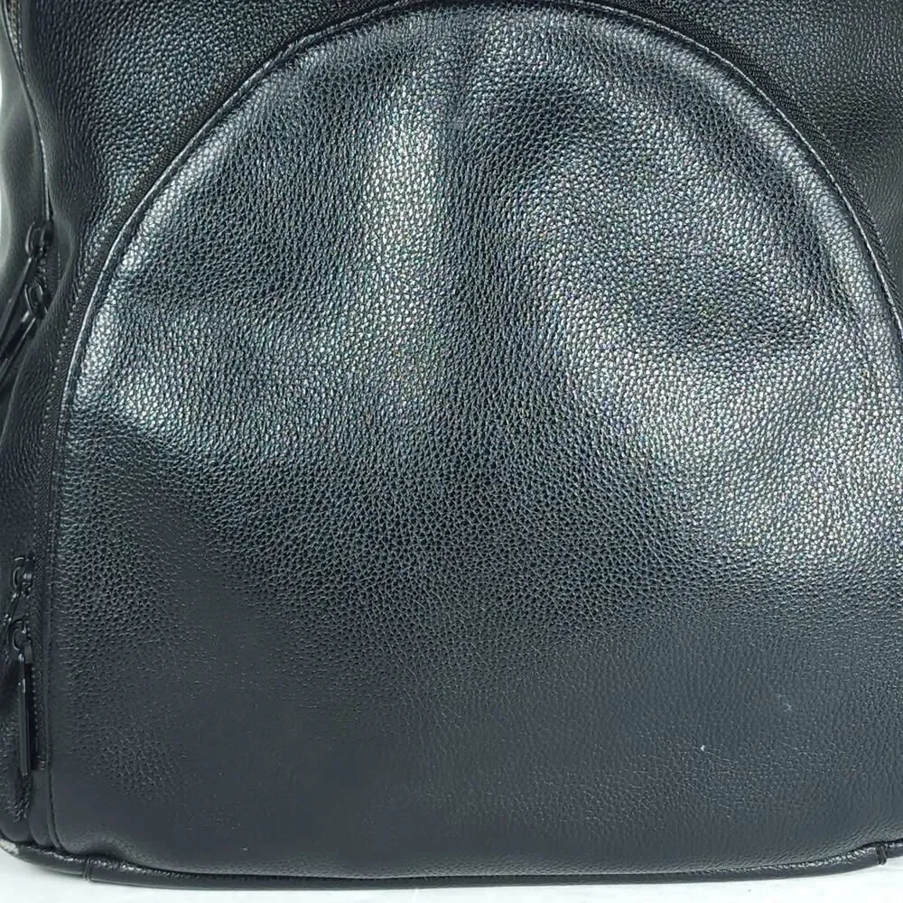 Away X Kode With Klossy Black Leather Travel Minimalist Backpack